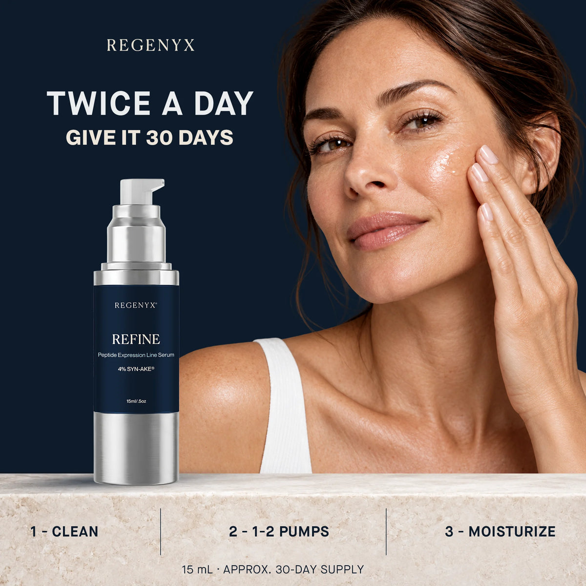 How to use REFINE twice a day